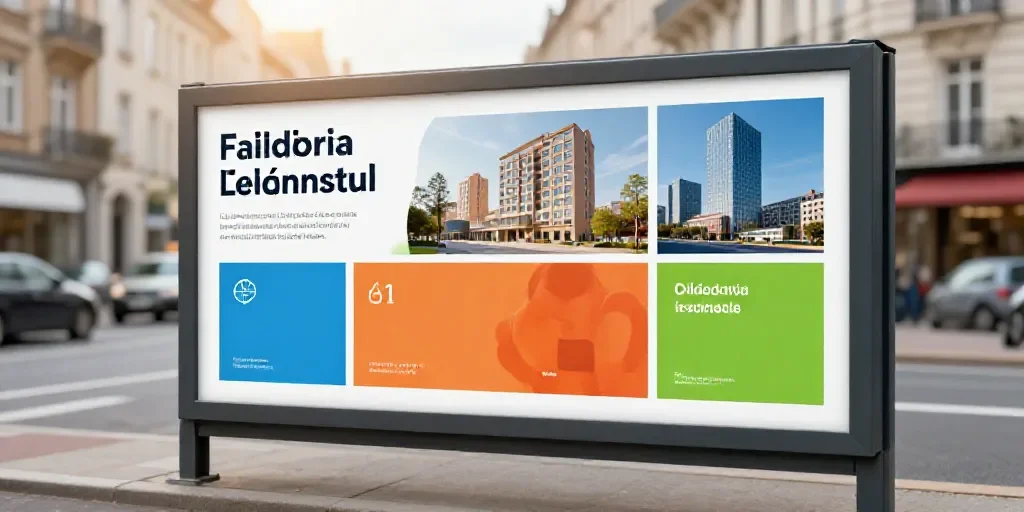 Panneau publicitaire immobilier : pourquoi les agents performants abandonnent le format classique