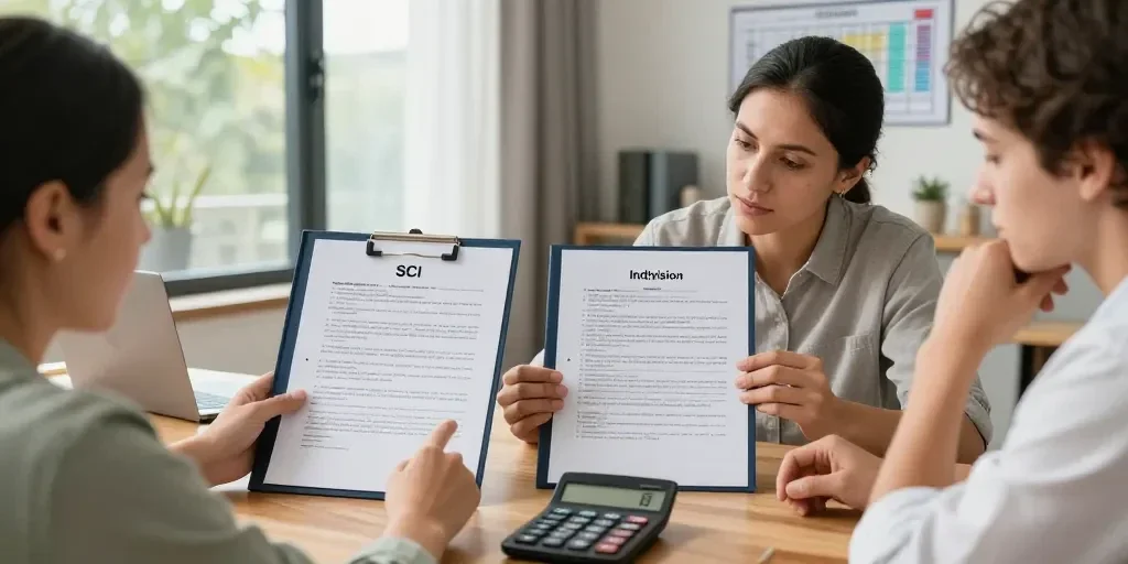 SCI familiale vs indivision, la matrice de décision concrète